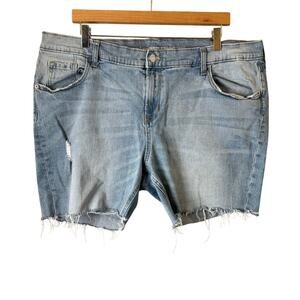 Old Navy Jean Shorts Women’s Plus Size 18 Cut Off Summer Vacation Western Denim